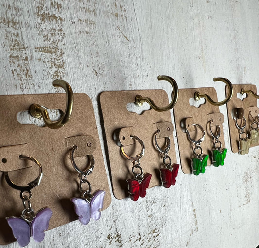 Butterfly earrings