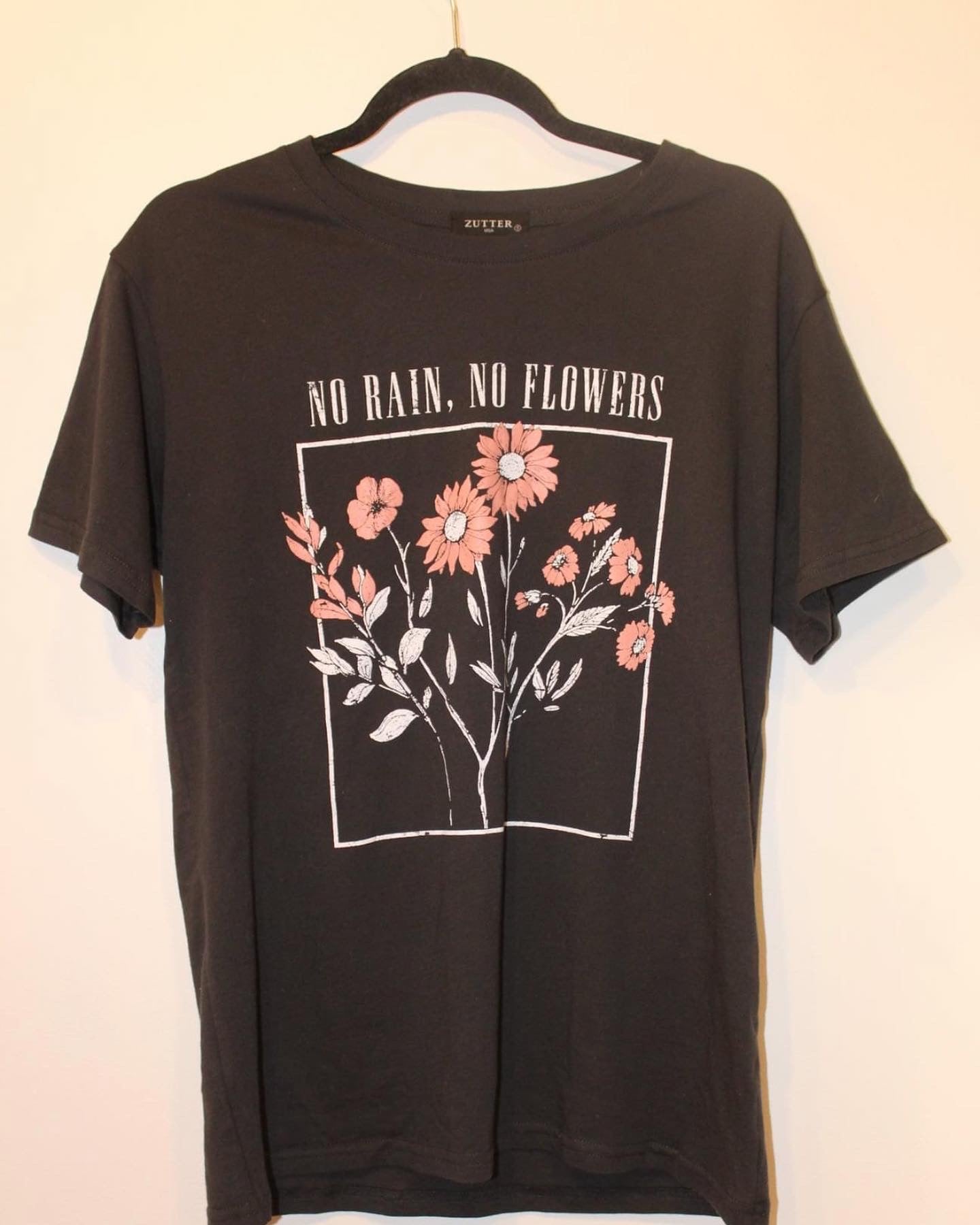 Black Flower T-shirt