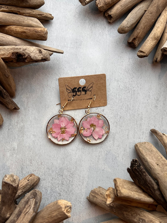 Resin Flower Circles