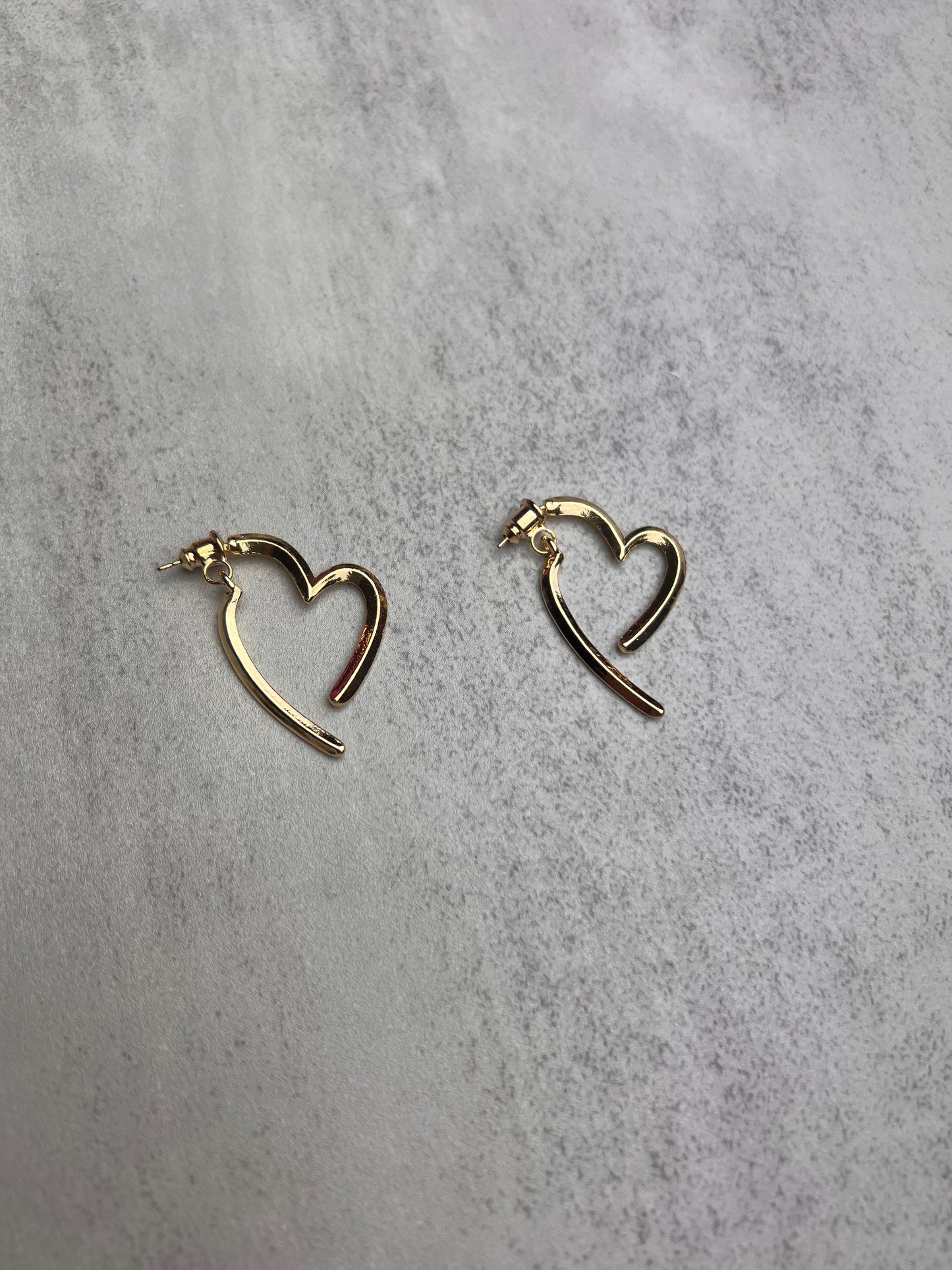Dainty Gold Hearts
