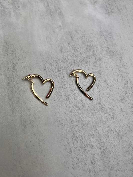 Dainty Gold Hearts