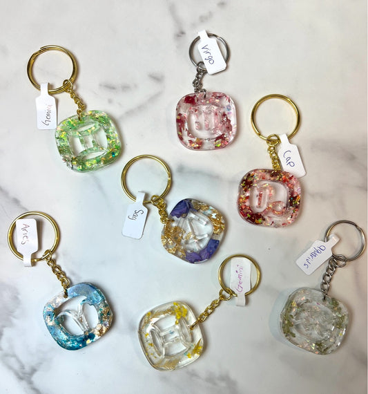 Zodiac keychain