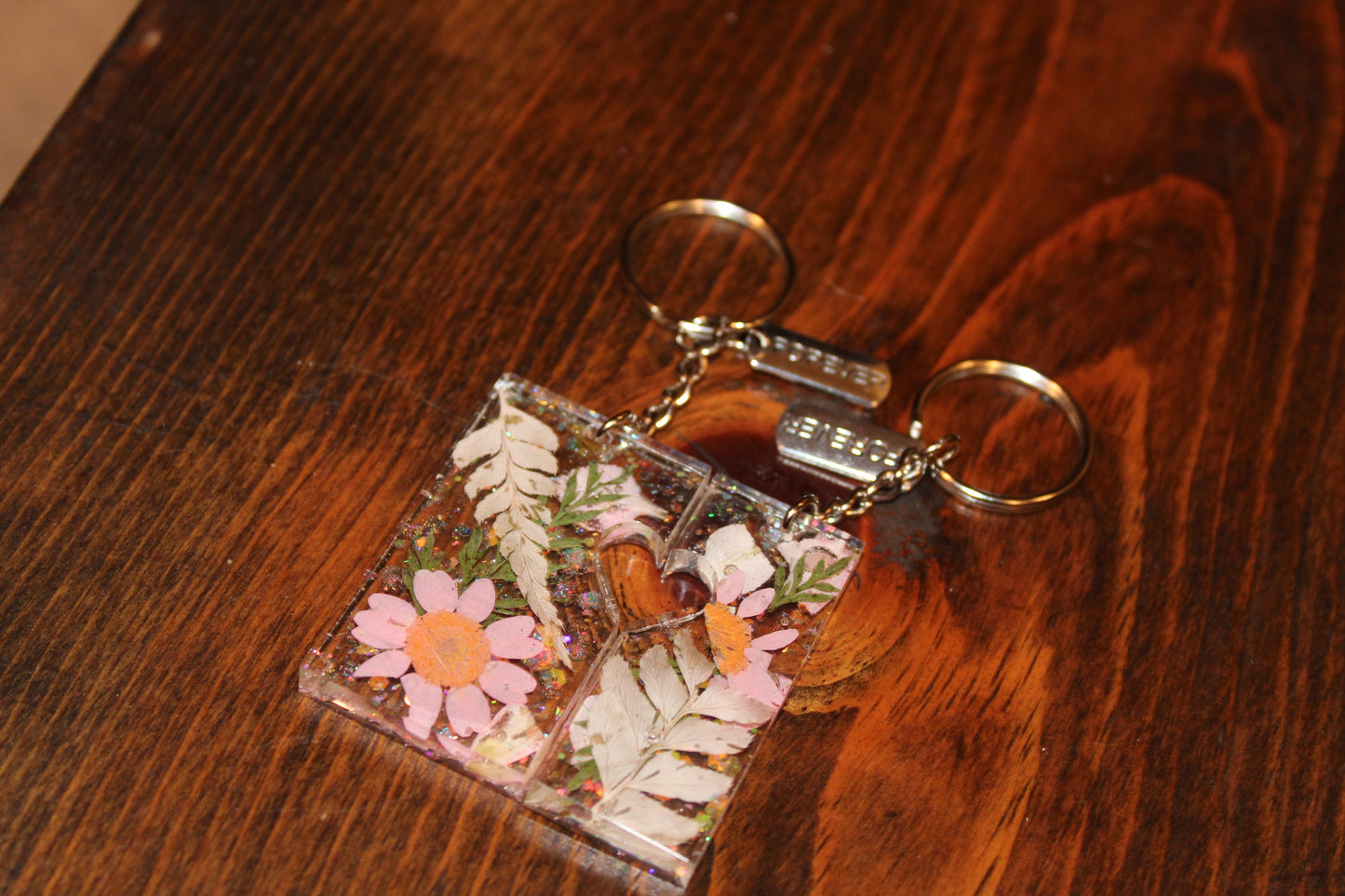 Resin Forever keychain
